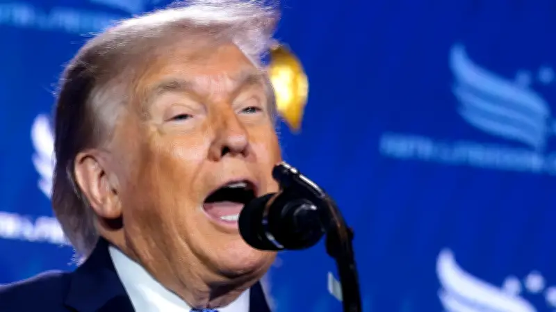 Trump Blames 'Criminally Made Algae' for Reflecting Pool Issues
