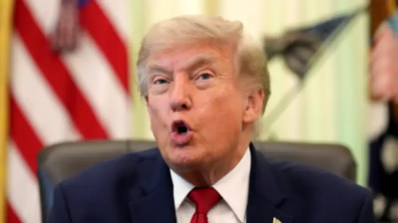 Trump mocked for AI-generated golden eagle at White House