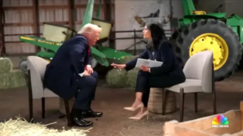 Trump Storms Out of 'Meet the Press' Interview After Clash with Kristen Welker