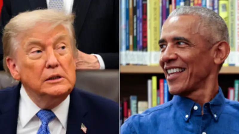 Trump's Obama Photo Comparison Backfires as Mockery Erupts Online