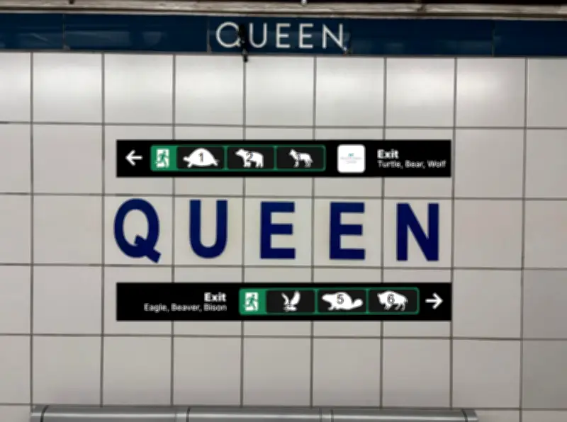 TTC Board Split Over Indigenous Animal Icon Wayfinding Proposal