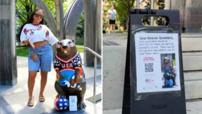 U.S.-themed World Cup beaver designed by Ottawa artist destroyed in Toronto