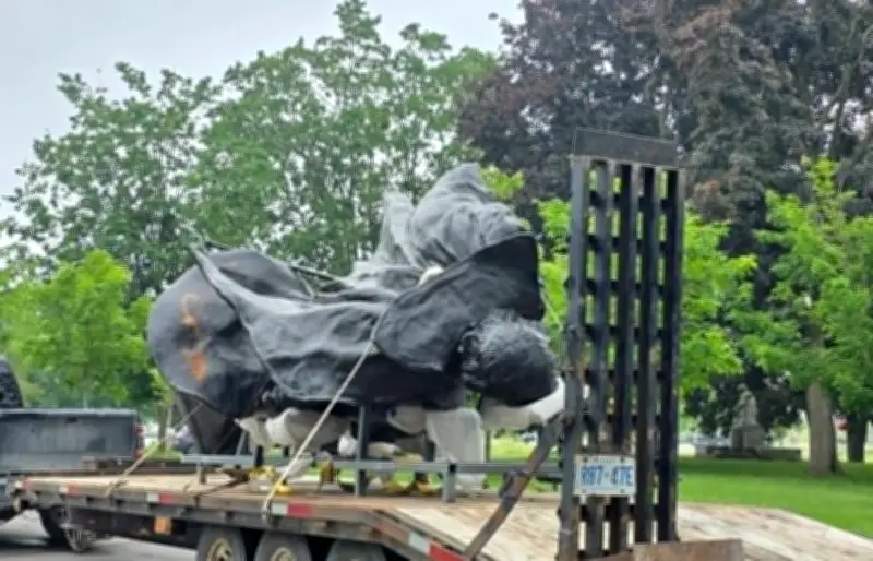 'We must celebrate history': Poilievre on Champlain statue removal in Orillia