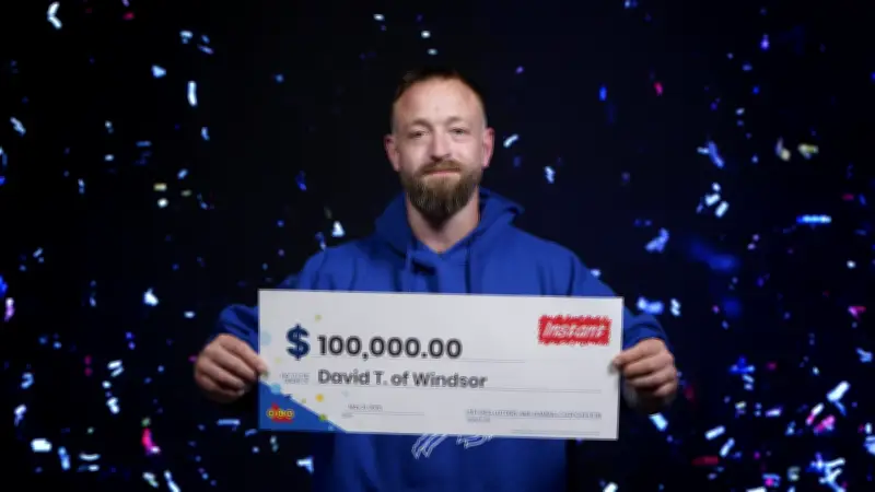 Windsor Dad Wins $100,000 Top Prize with Scratch Ticket