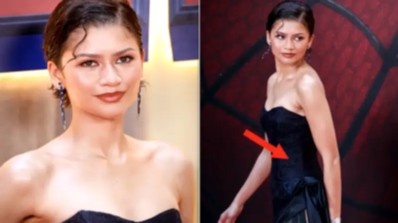 Zendaya's Black Dahlia Dress Sparks Spider-Man Fan Theories