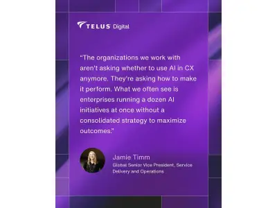 AI Performance Gap in Enterprise CX Revealed by TELUS Digital and Ryan Strategic Advisory