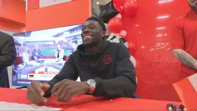 Alphonso Davies Meets Excited Fans in Vancouver Ahead of World Cup Match