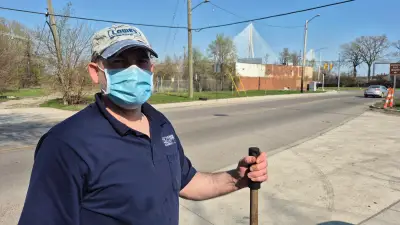 Bridge Construction Forces Detroit Resident to Wear Mask Outdoors