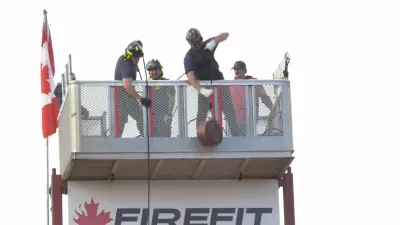 Civilians Tackle Firefighter Fitness Challenge in Leduc Event
