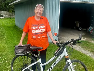 Cycling Grandma Retires After Decade of Fundraising for Childhood Cancer
