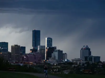 Edmonton Weather Alert: Severe Thunderstorms with Hail and Heavy Rain Expected
