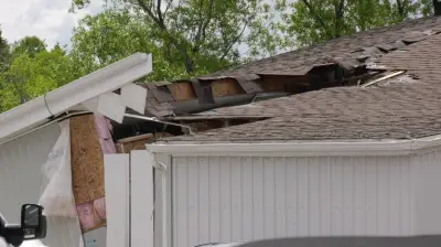 Erosion Threatens Grand Falls Grocery Store on Steep Bank