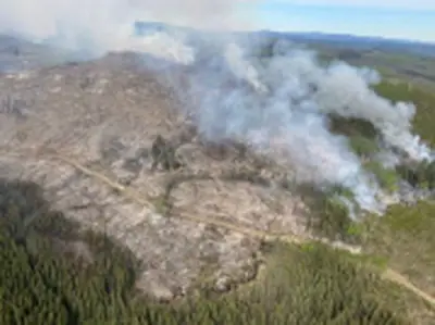 Evacuation Alert Issued for Out-of-Control Swede Creek Wildfire in B.C.'s Cariboo Region