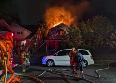 Fire Crews Battle Blaze at Boarded-Up West Windsor House