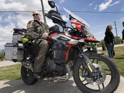 From Lake Erie to Arctic Ocean: Motorcyclist Rides for Sick Kids