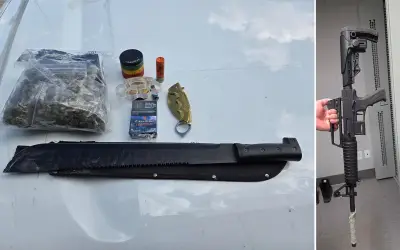 Gun and Machete Found During Routine Traffic Stop in Corman Park