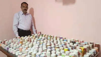 Indian man sets Guinness World Record with 858 paper cups
