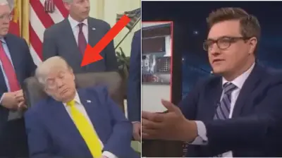MSNBC's Chris Hayes Flabbergasted by Trump Appearing to Nod Off in Oval Office