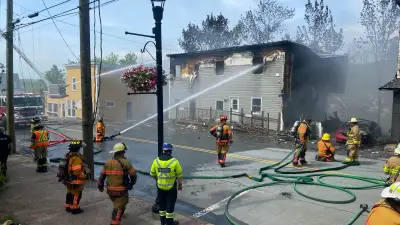 One Dead After Large Fire in Bridgewater, N.S.; Roads Remain Closed