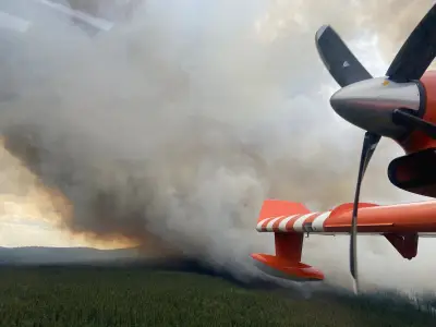 Over 100 evacuated in Labrador West as wildfires threaten highway, campgrounds