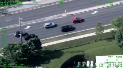 Police Helicopter Aids in Auto Theft Arrest in Barrie