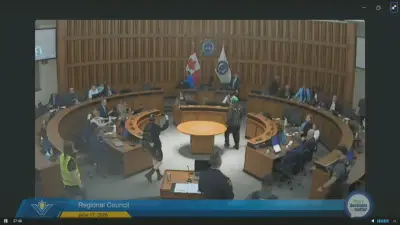 Protesters Storm Waterloo Regional Council Meeting Demand Disbandment