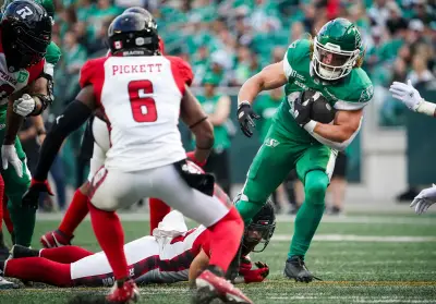 Roughriders' Ouellette doubtful with ankle injury for Argos game