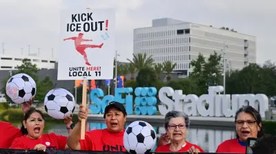 SoFi Stadium Workers Threaten Strike Over Wages and ICE Presence at World Cup