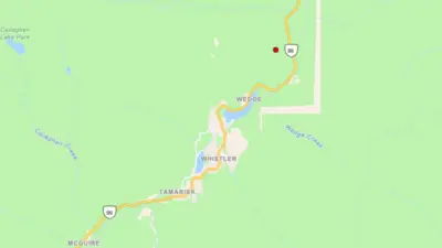 Wildfire Ignites Between Whistler and Pemberton, BC Fire Service Reports