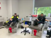 Barrie First Responders Compete in Friendly Blood Donation Challenge