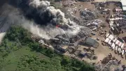 Brampton Fire Crews Battle 'Very Stubborn' Blaze at Scrap Metal Yard