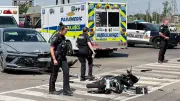 E-bike and car crash near Fairview Park Mall in Kitchener