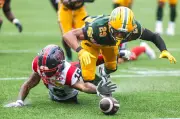 Edmonton Elks snap Alexander's unbeaten streak with 32-29 OT win over Alouettes