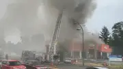 Fire Erupts at A&W Restaurant in Burnaby, Firefighters Battle Blaze
