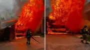 Firefighters Extinguish Garage Blaze on Grande River Line in Chatham