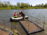 Floating Wetlands Installed in Regina Storm Ponds to Improve Water Quality
