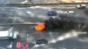 Gardiner Expressway Reopens After Vehicle Bursts Into Flames in Downtown Toronto