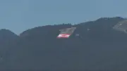Giant Canadian Flag on Grouse Mountain Part of World Record Attempt