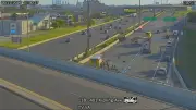 Highway 401 eastbound reopens at Kipling after crash and fire