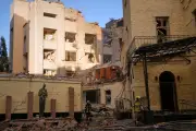 Kyiv Hit by Large Wave of Russian Strikes, People Feared Trapped in Rubble