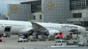 Lufthansa Boeing 787 nose gear collapses at Frankfurt Airport, employees hurt