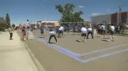 Nine-Man Volleyball Takes Over Roads at Chinatown's 3rd Annual Spring Block Party