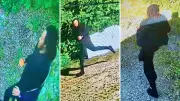 Police Seek Shoeless Suspect in Oxford County Crashes