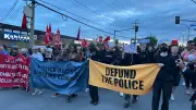 Protesters Rally Outside Montreal Police Station Amid Racial Profiling Allegations