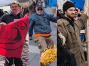 Quebec Labour Minister Guillotine Effigy: Police Hunt 3 Suspects