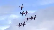 Rain Doesn't Dampen Armed Forces Day in North Bay as Snowbirds Perform