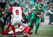 Roughriders' Ouellette doubtful with ankle injury for Argos game