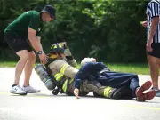 Southwestern Ontario Firefighters Endure Grueling Competition in Tecumseh