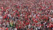 Toronto Fans Celebrate Canada's First-Ever World Cup Win