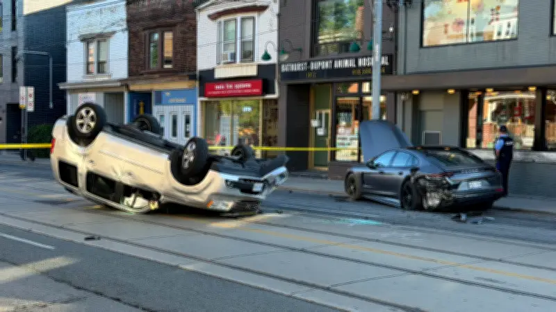 2 hurt, 1 seriously, in Toronto Annex collision near Bathurst and Dupont